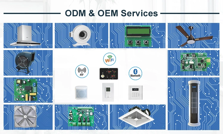 RoHS Compliant Customized OEM PCB Assembly Electrical Circuit Board PCBA Manufacturer